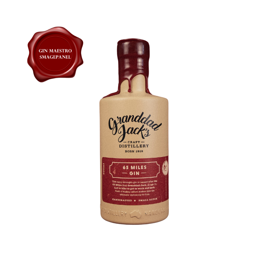 Granddad Jacks 65 miles Navy Strenght Dry Gin 75cl.