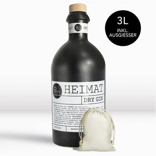 Heimat Dry Gin 3,0 ltr m/Hældetud