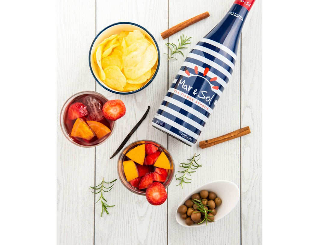 Sangría Mar & Sol Red 9% – Spansk Sommersmag i Hver Dråbe