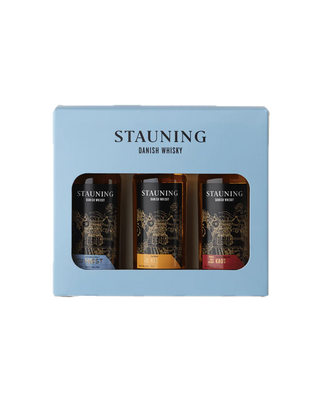 Stauning smagesæt 3x5cl med Høst, Rye og KAOS dansk whisky
