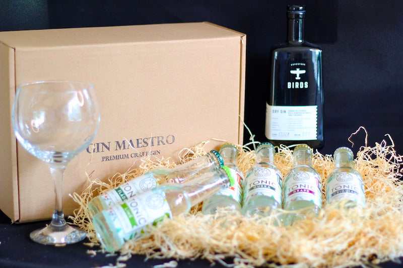 Gaveæske med Gin - Birds Impact