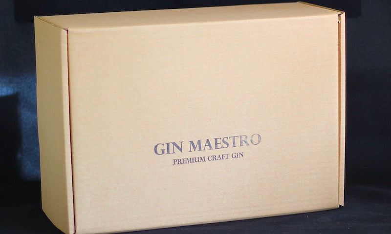 Sammensæt selv gaveæske med Gin, Tonic og tørrede frugt - (Stor/sort sizzlepak)